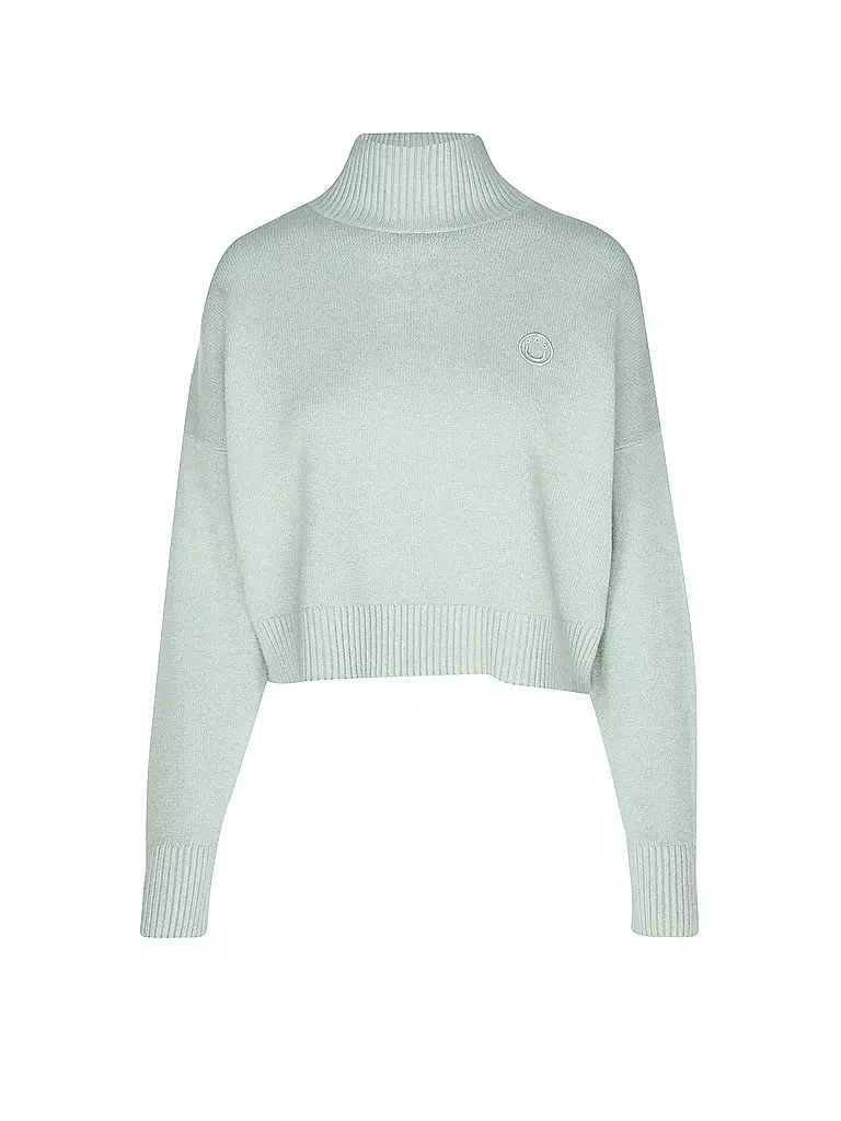 HUGO Rollkragenpullover  grün
