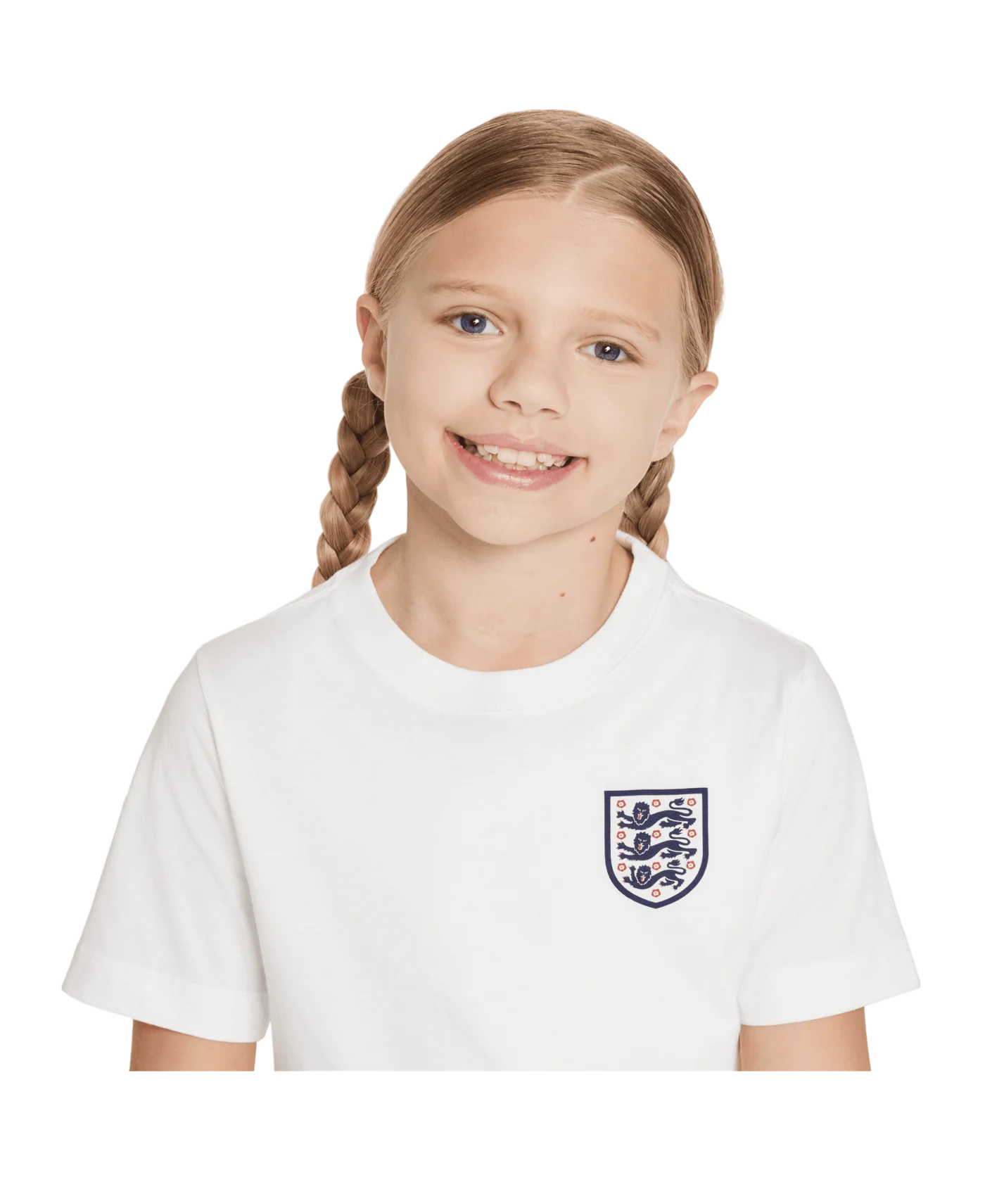 Nike England Crest T-Shirt EM 2024 Kids Weiss F100