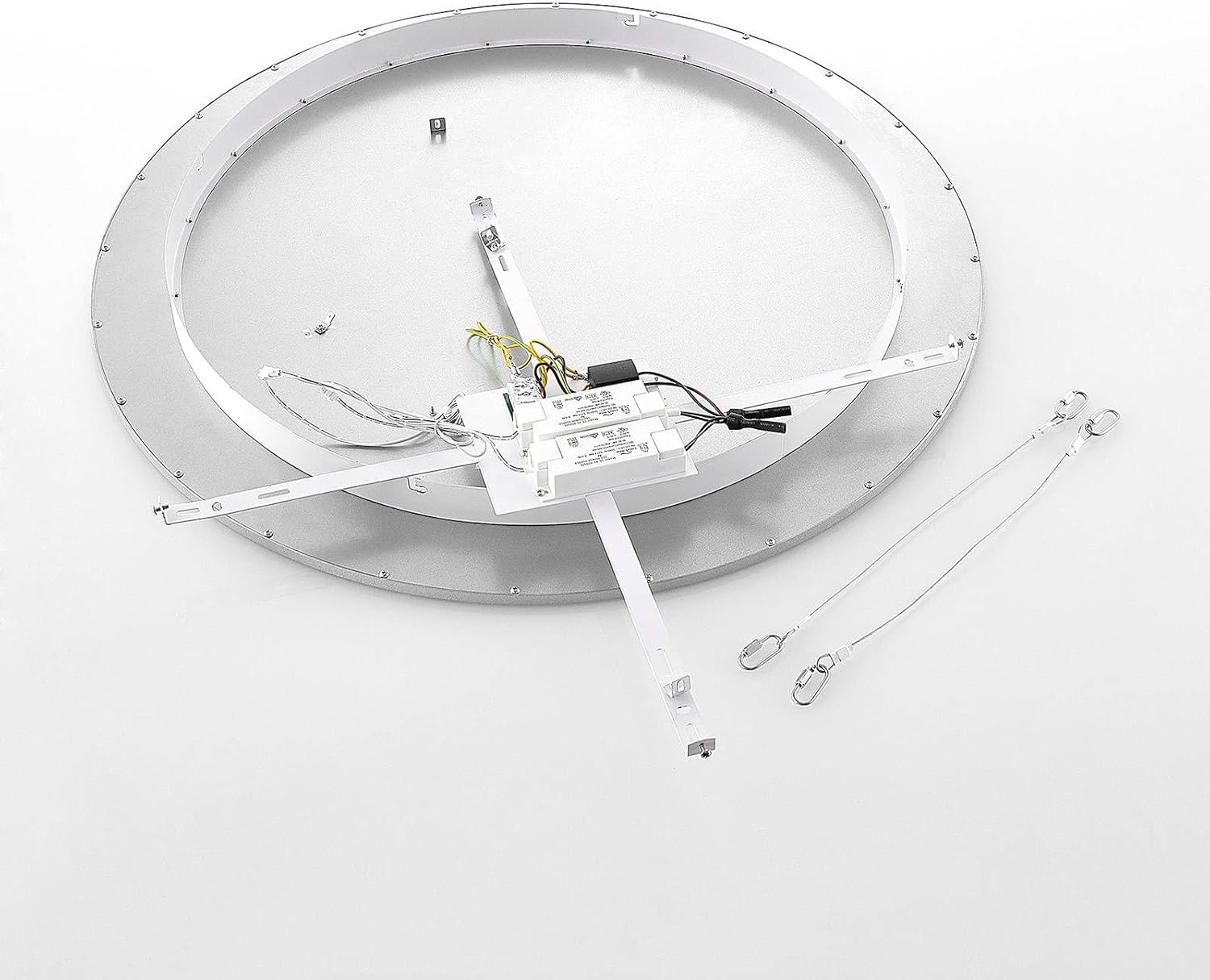 Lindby LED Deckenleuchte Narima (Modern) in Alu (1 flammig,) - Lampe Deckenlampe Küchenleuchte