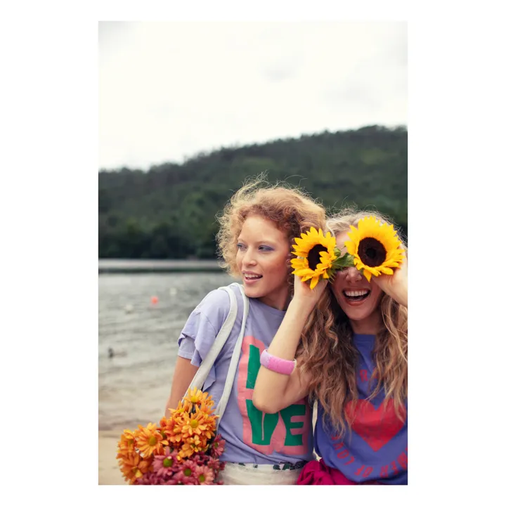 Sisters Department T-shirt Amelie Coton et Lin | Lavande
