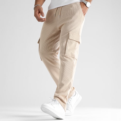 Pantalon Cargo Texturé Waffle Fit 3007 Beige