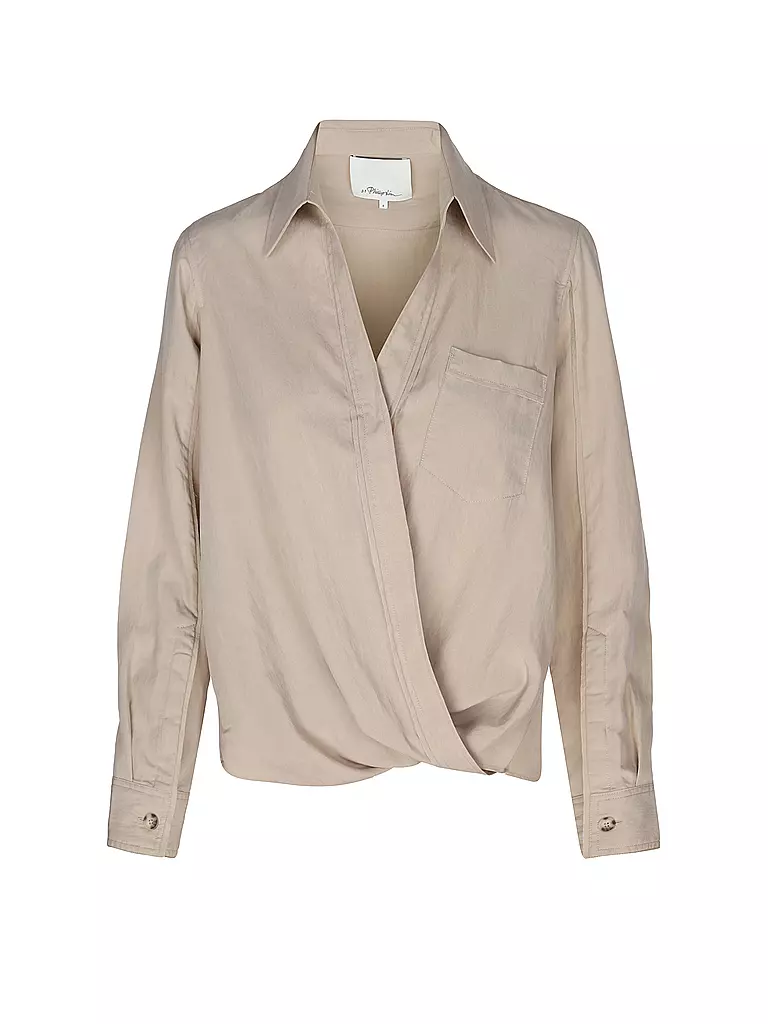PHILLIP LIM Wickelbluse  beige