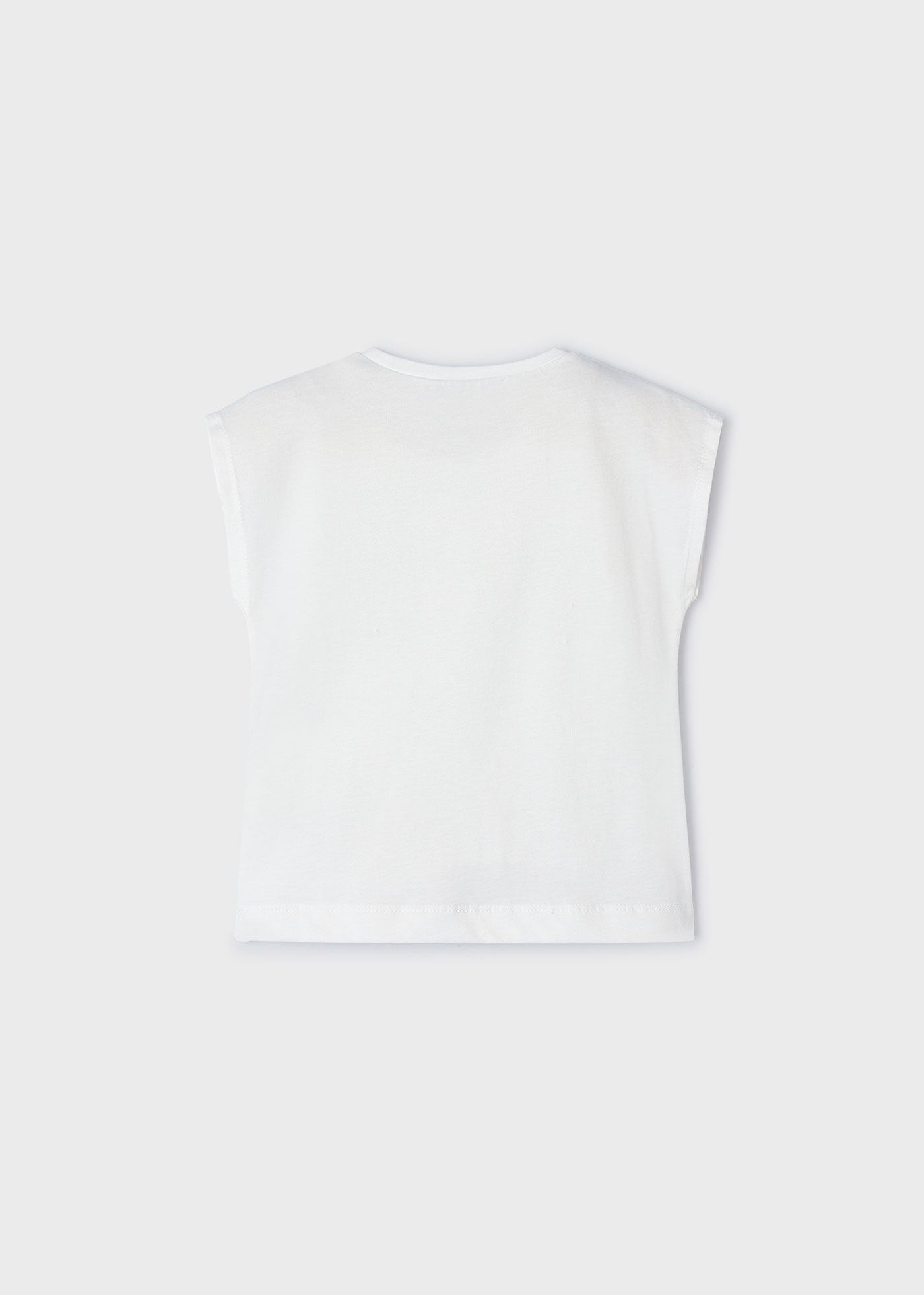 Camiseta Better Cotton com franjas para meninas