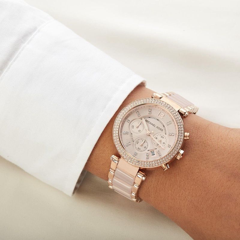 Michael Kors - Brooks - Dameshorloge - Roségoud - Roestvrijstaal