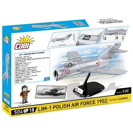 Cobi 5822 Historical Collection - Lim-1 Polish Air Force 1952