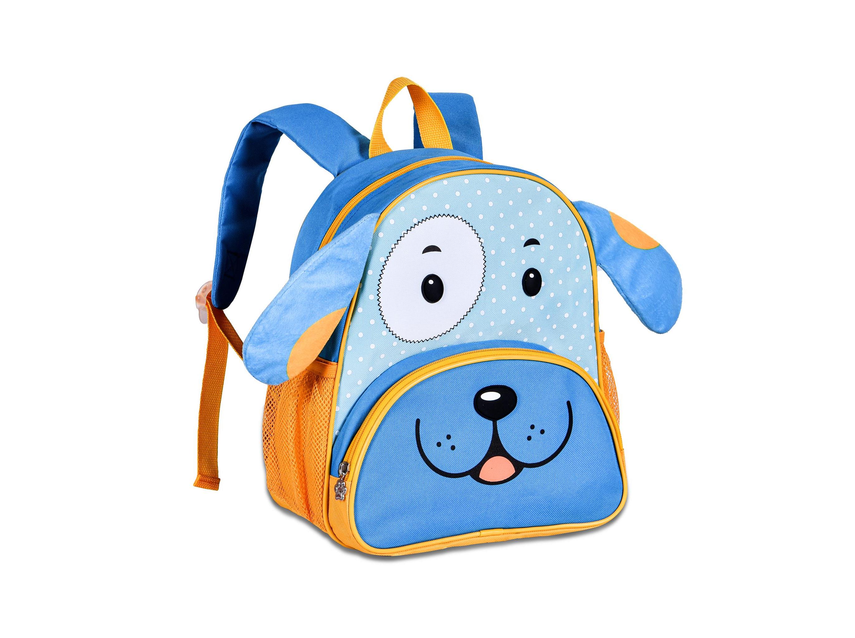 MOCHILA PRÉ-ESCOLAR CLIO CACHORRINHO 33X27X15CM MODELOS SORTIDOS