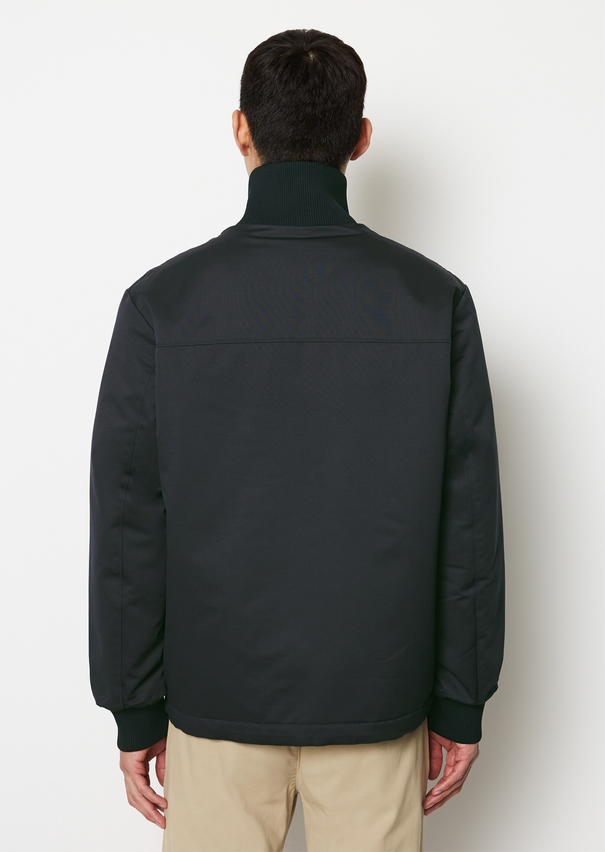 Jacke regular in wattierter Canvas-Qualität