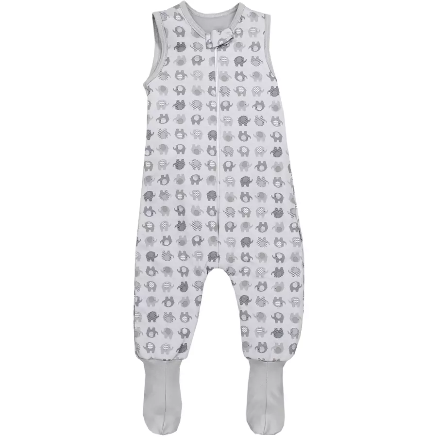 TupTam Baby Winter Schlafsack mit Beinen und Füßen dunkelgrau