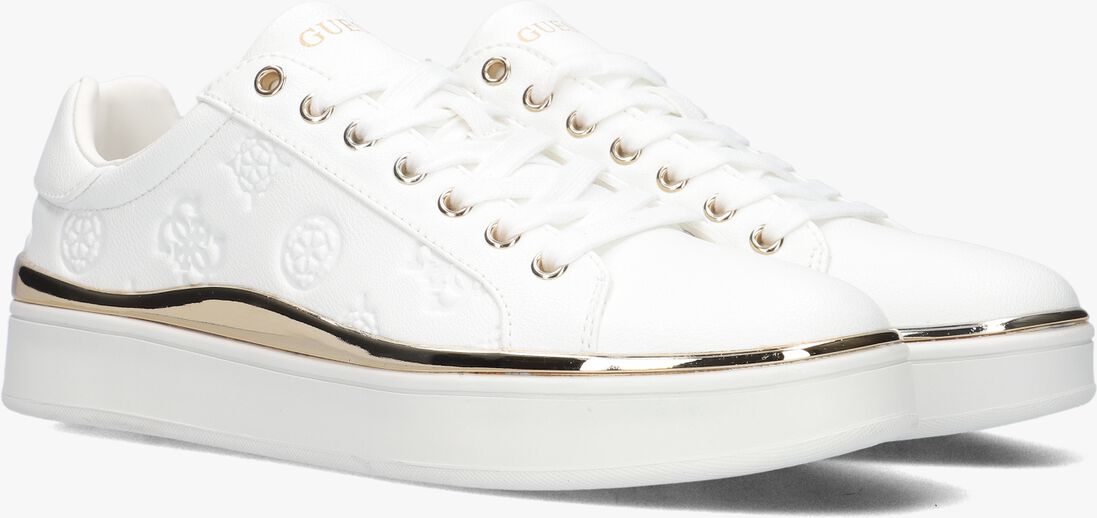 GUESS witte guess lage sneakers bonny