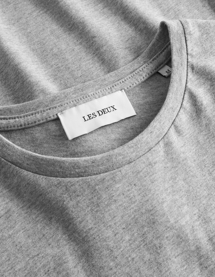 Les Deux Nørregaard T-Shirt Tonal Gråmeleret