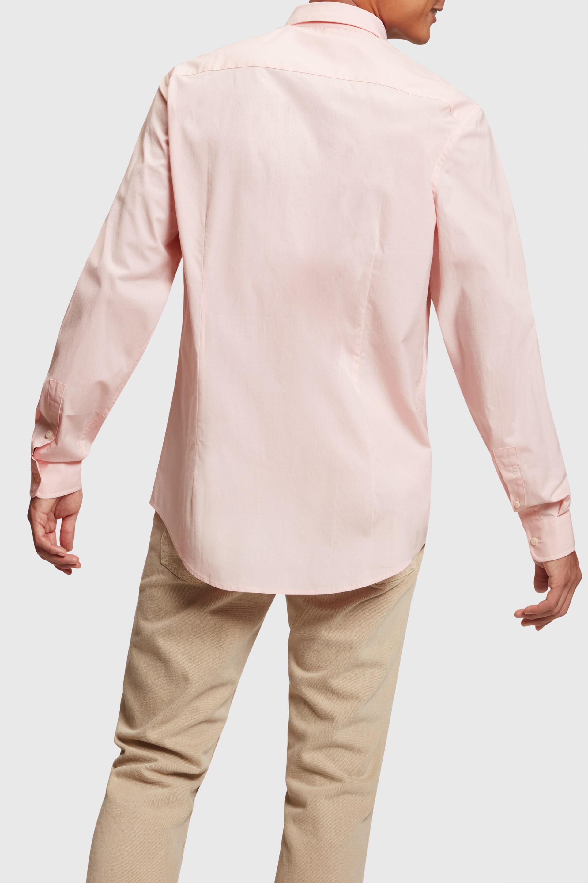 Chemise en popeline Slim Fit à badge dauphin