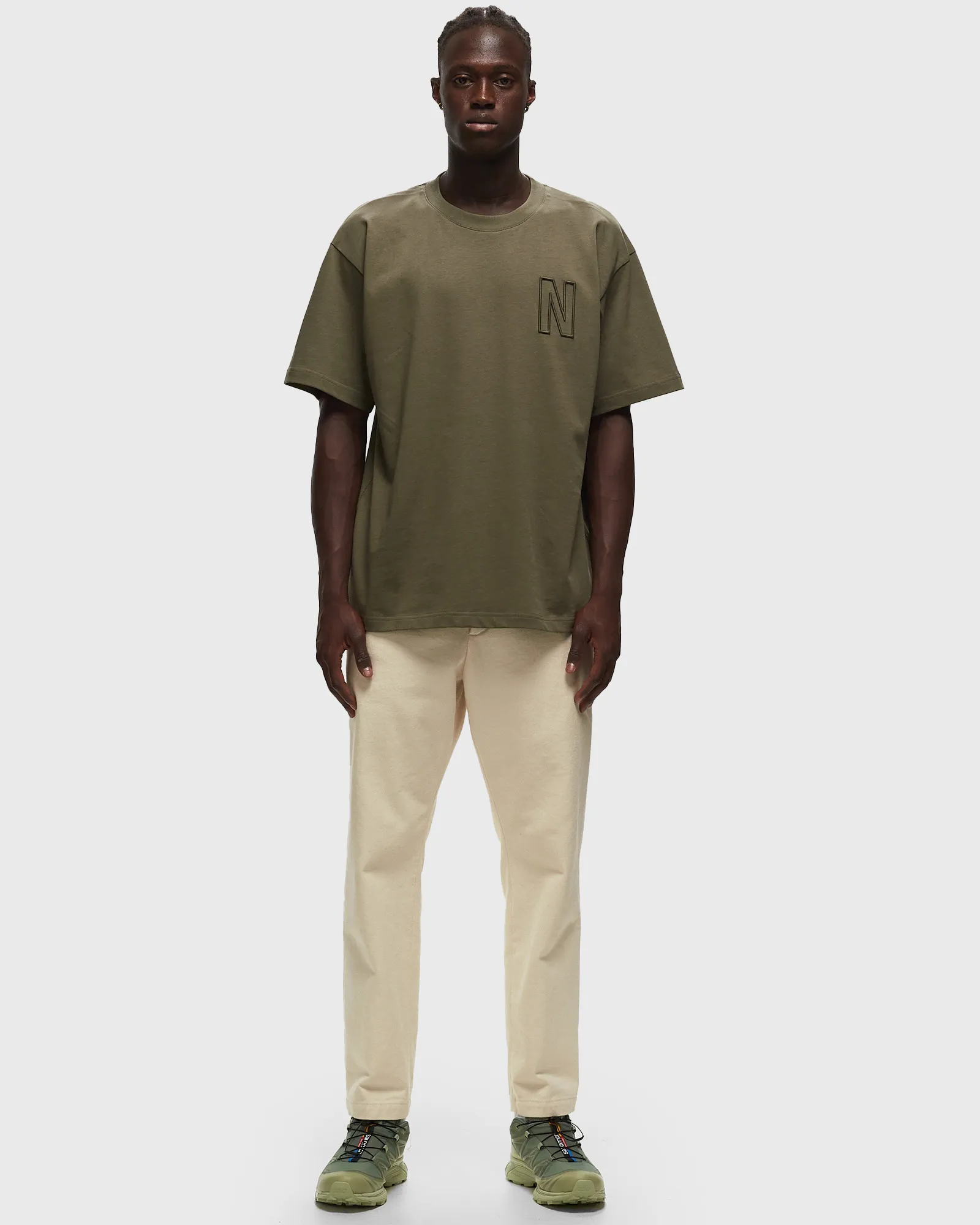 Norse Projects Simon Loose Organic Heavy Jersey N Logo Tee
