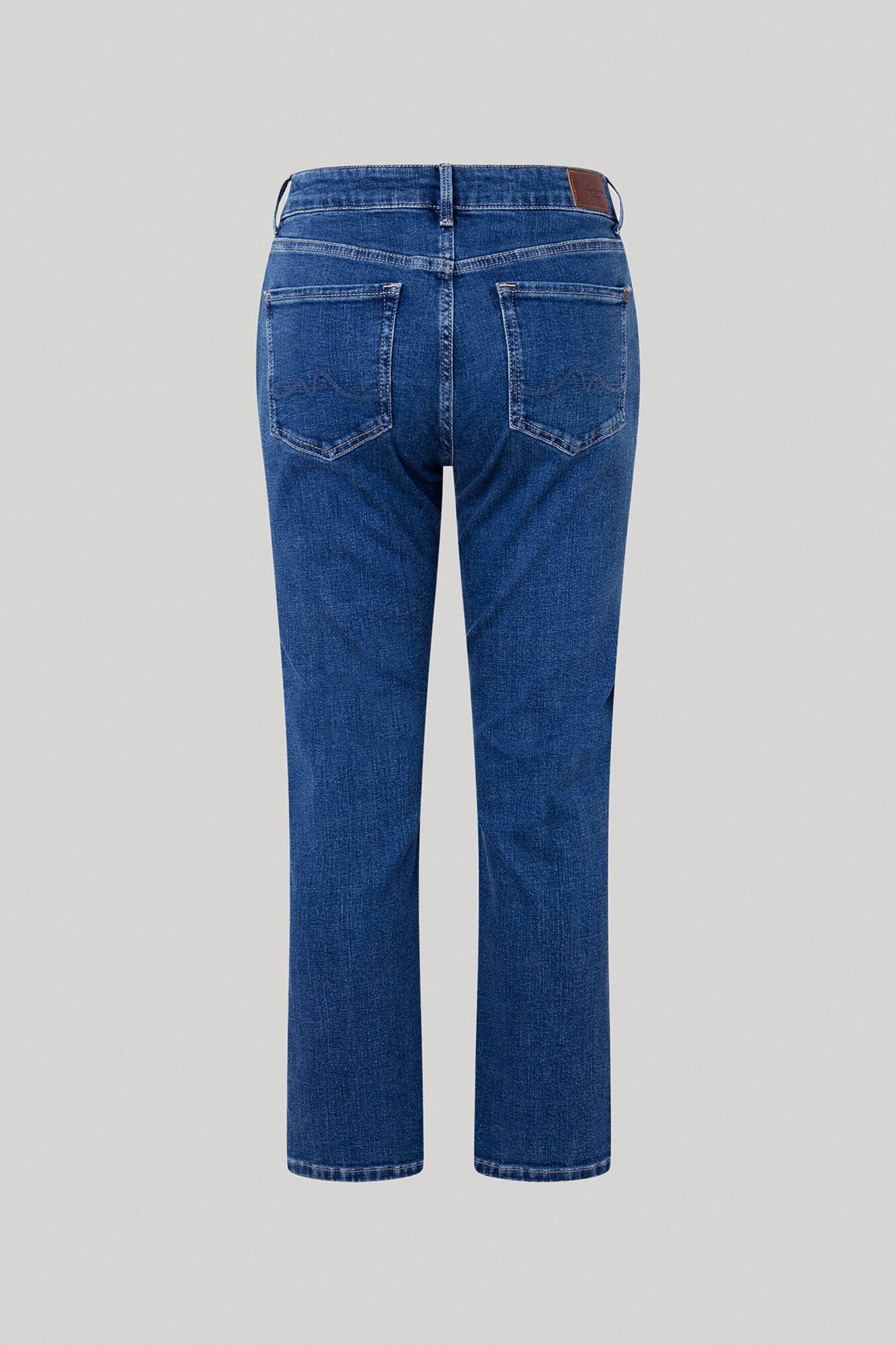 Calça jeans Mary de cintura alta e corte regular