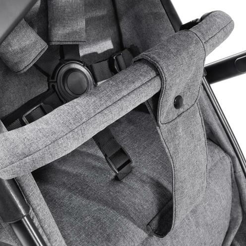 Poussette double Atlantic Twin Mélange Grey - HAUCK