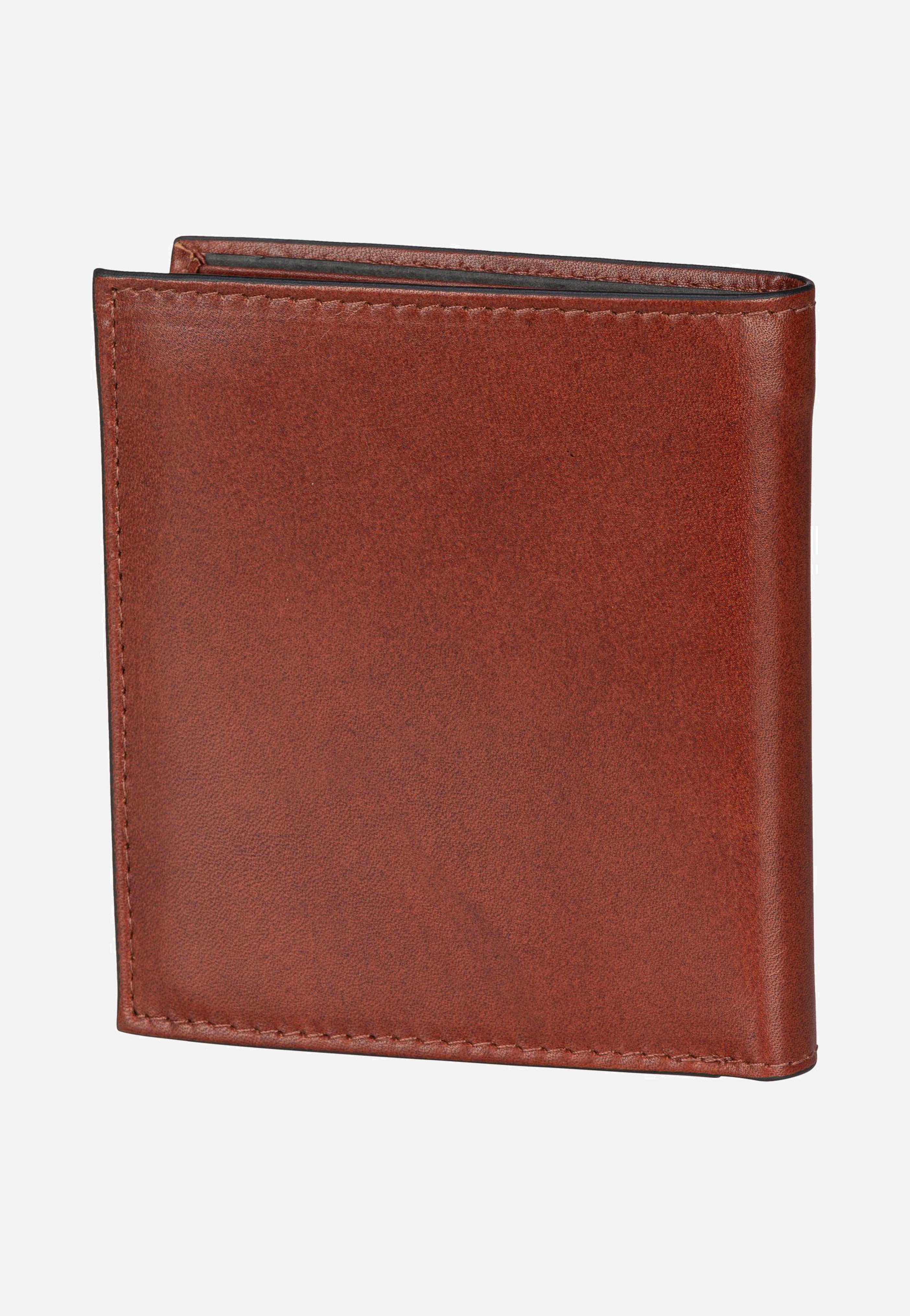 Nobile Vertical Small with Flap Cognac - Portemonnaie