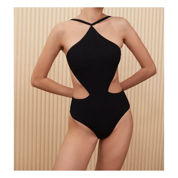 Fella Swim Maillot 1 Pièce Sabath Texturé | Noir
