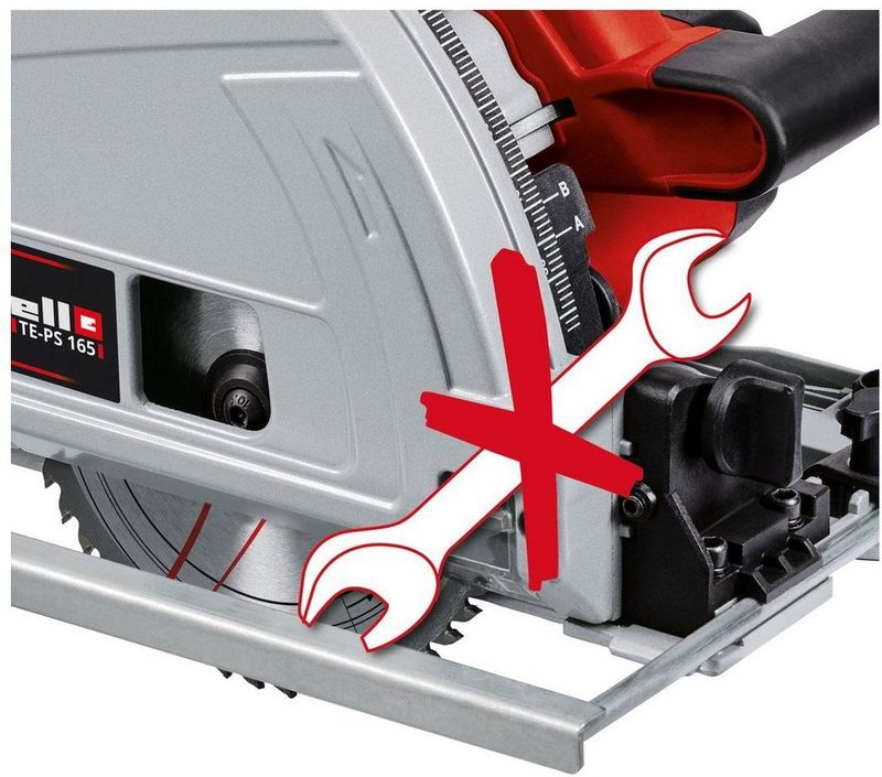 Einhell TE-PS 165 Invalzaag 1200W - Hoogwaardig Zaagblad Ø165mm