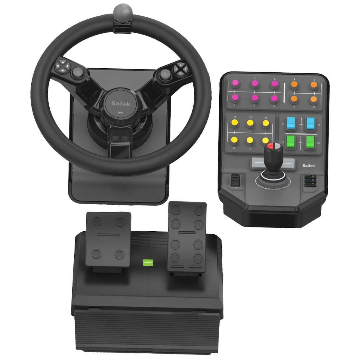 Logitech G Saitek Farming Simulator kontrollsystem (til PC)