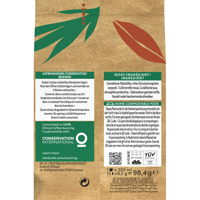Nescafé Dolce Gusto Neo breakfast blend Americano Capsules