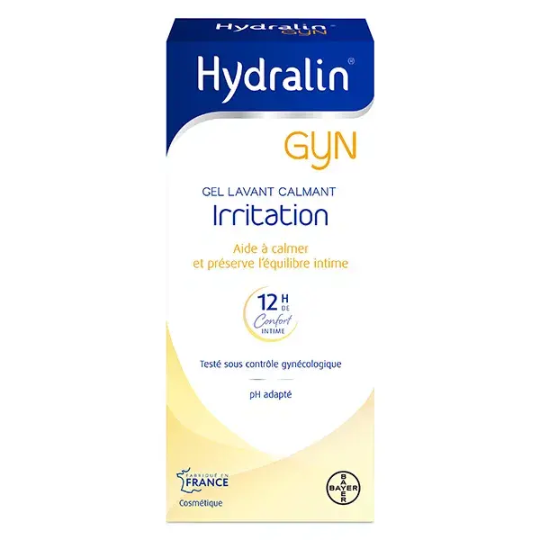 Gel de limpeza calmante para irritação íntima Hydralin Gyn 400ml