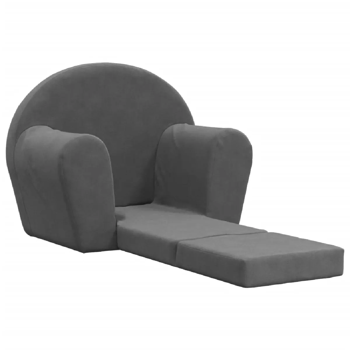 vidaXL Canapé-lit enfant - Anthracite
