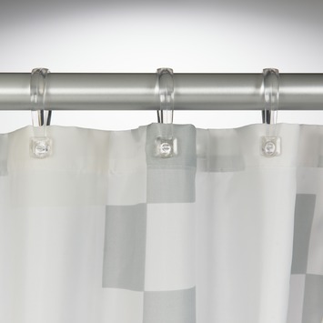 Sealskin Douchegordijn Pixel Textiel Zwart 200x180 cm