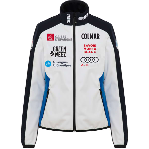 Veste softshell COLMAR LADIES SOFTSHELL REPLICA WHITE-BLUE BLACK-ABYSS BLUE