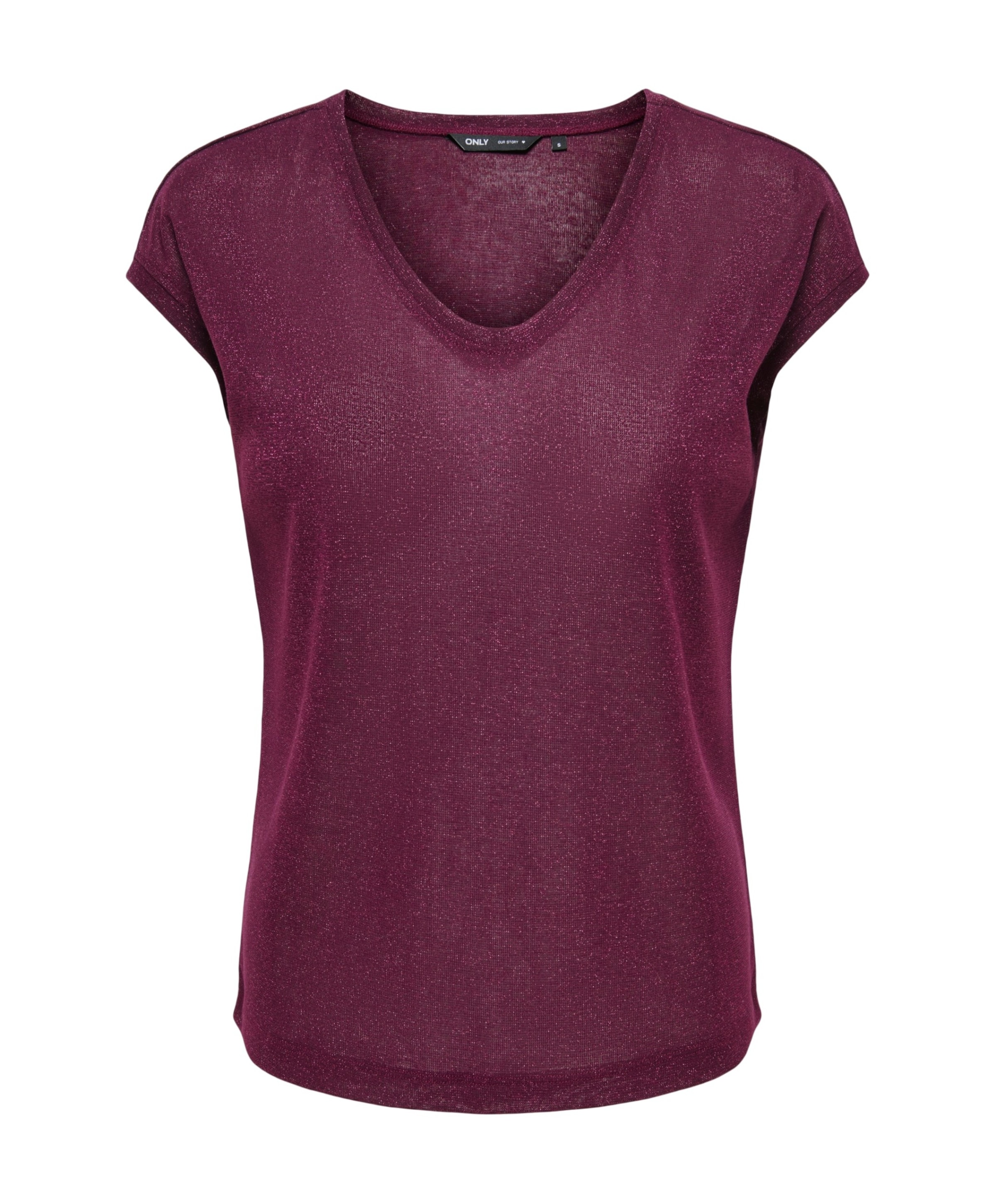 Only Dames top bordeaux