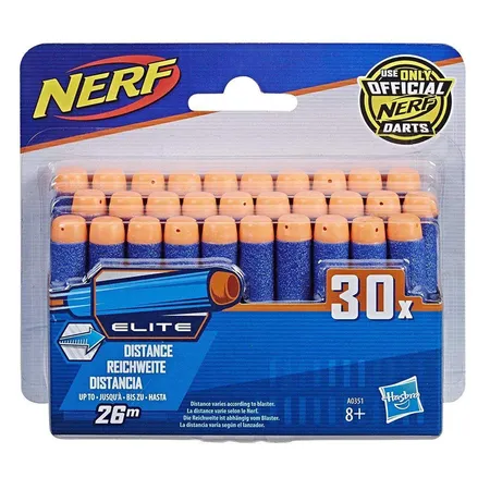 Nerf N-Strike Elite 30er Dart Nachfüllpack, Multicolor