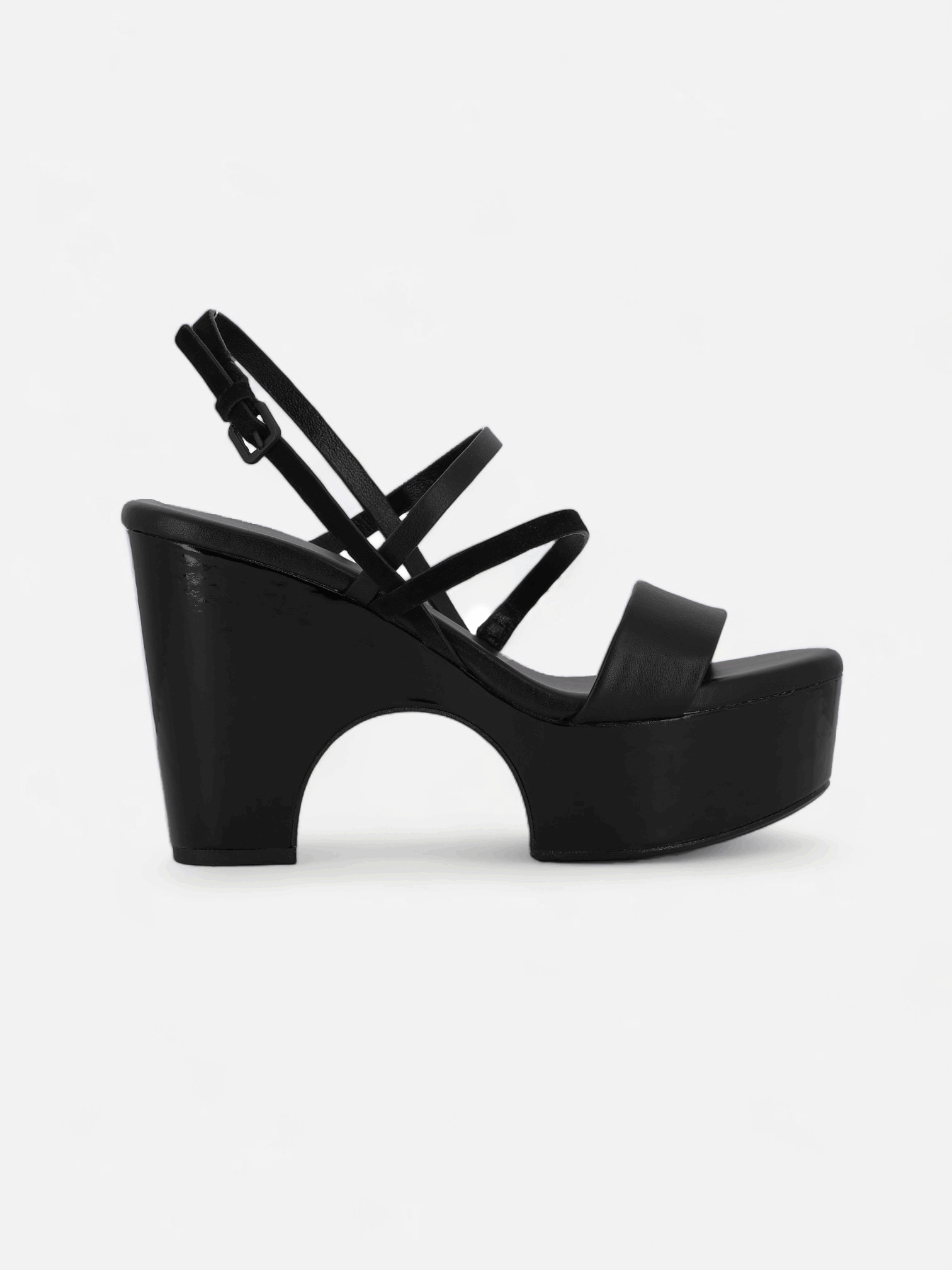 SANDALS - VOGUE sandals, lambskin black