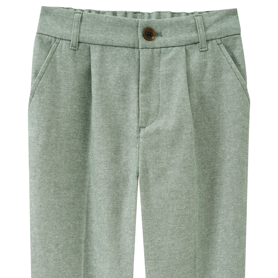 Yigga Jungen Anzughose mit verstellbarem Bund oliv