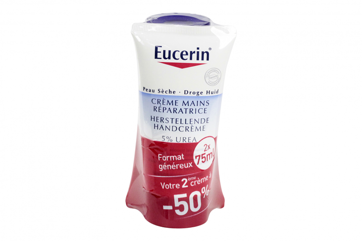 Crème mains urée 5% 2x75ml