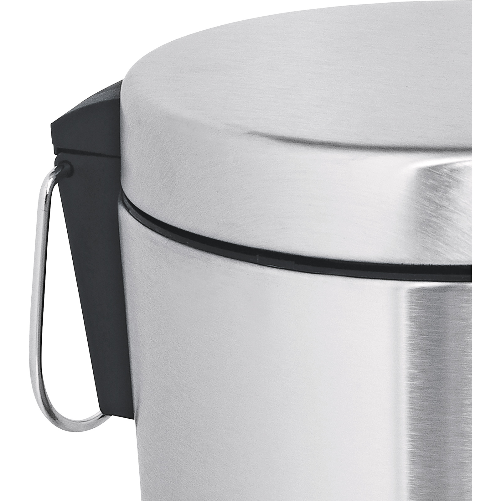 MSV Treteimer 3L CONIC Rostfreier Stahl 17.5 x 16.8 x 28.7 cm