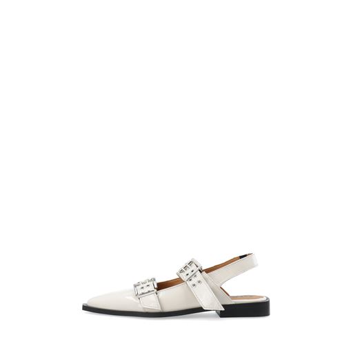 Bianco BIAVictoria Slingback Ballerinasko, Off White Nappalak, 41