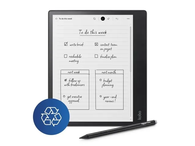 Kobo Elipsa 2E - eBook læser - 32 GB - 10.3