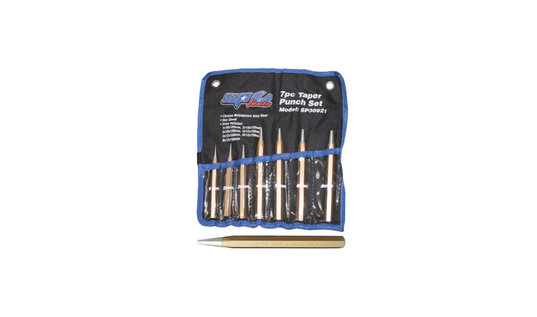 Kørnersæt 7 dele - SP Tools
