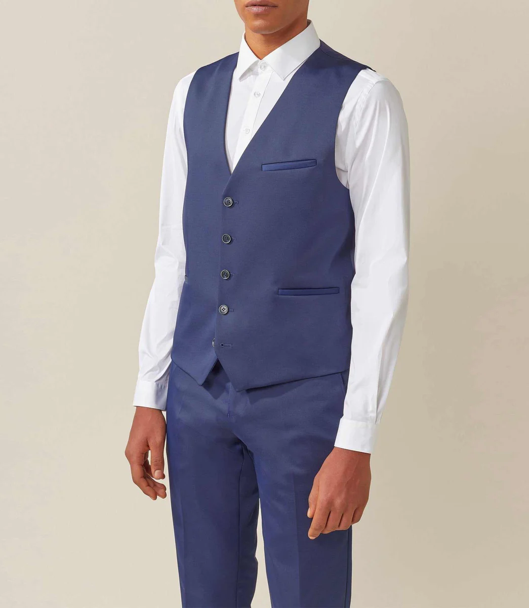 Gilet ville bleu 