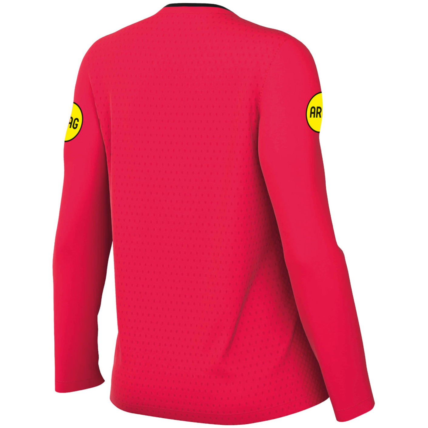 Nike KNVB Scheidsrechtersshirt 2024-2026 Lange Mouwen Dames Felrood Zwart