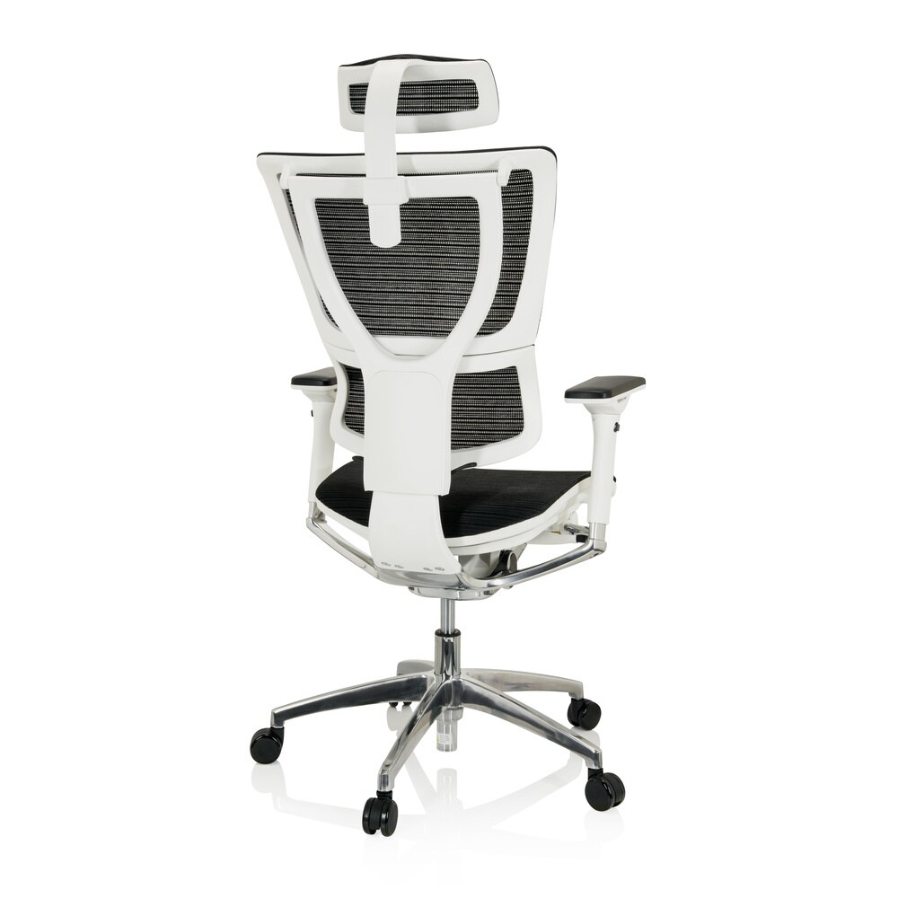 Luxus Chefsessel ERGOHUMAN SLIM Netzstoff mit Armlehnen (höhenverstellbar) hjh OFFICE