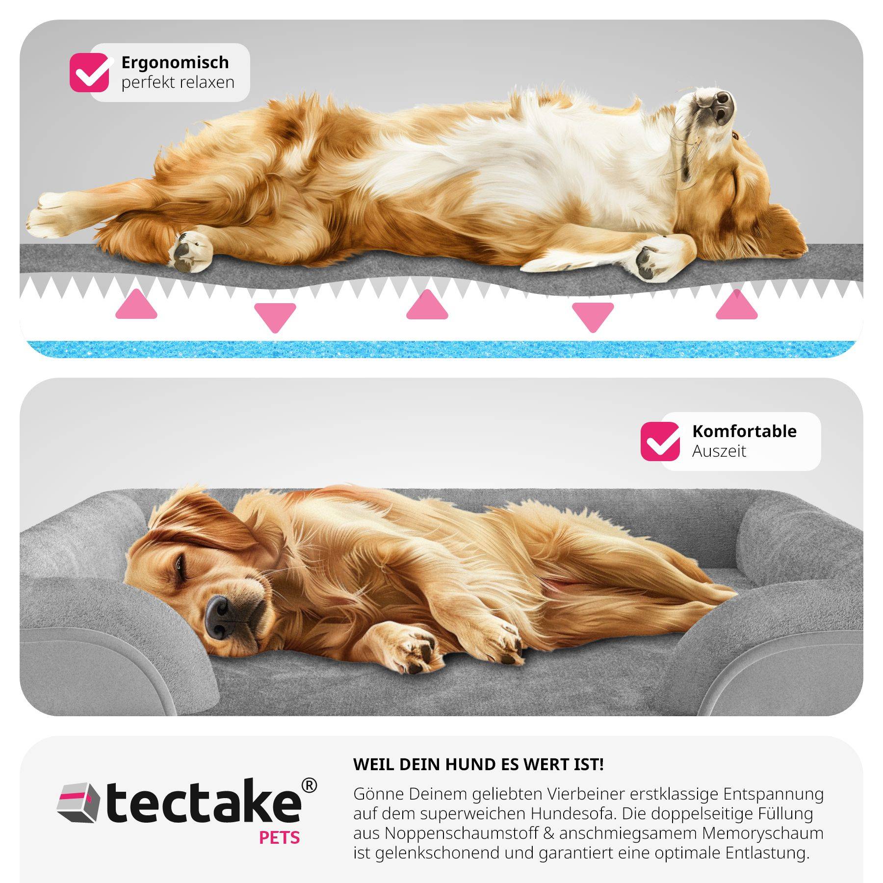 Orthopädisches Hundebett Kimba