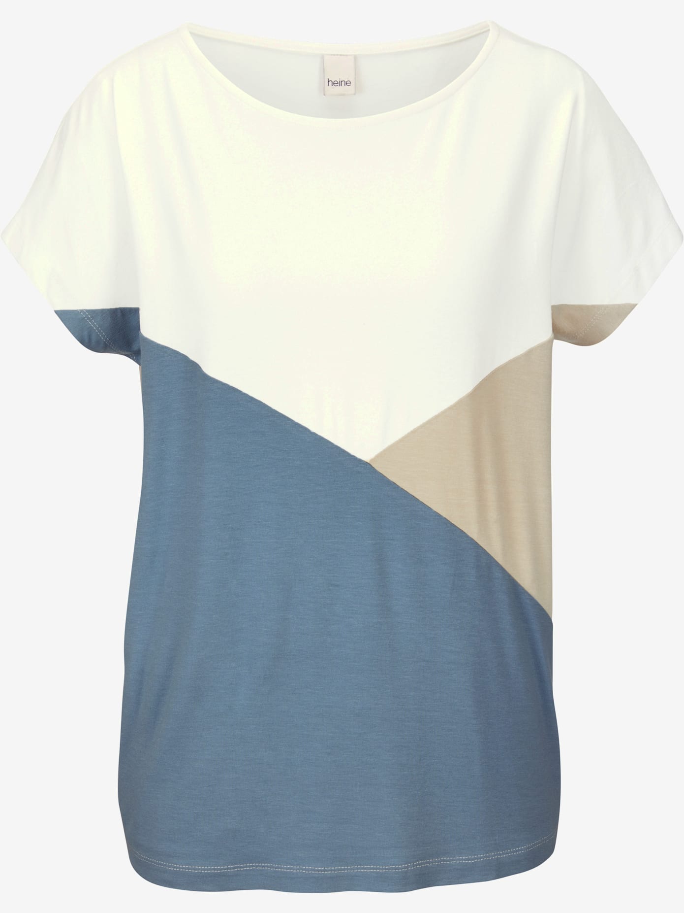 T-shirt à encolure ronde look tendance