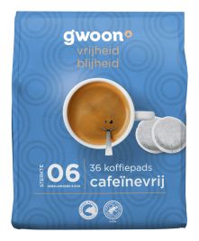 Gwoon decafe koffiepads