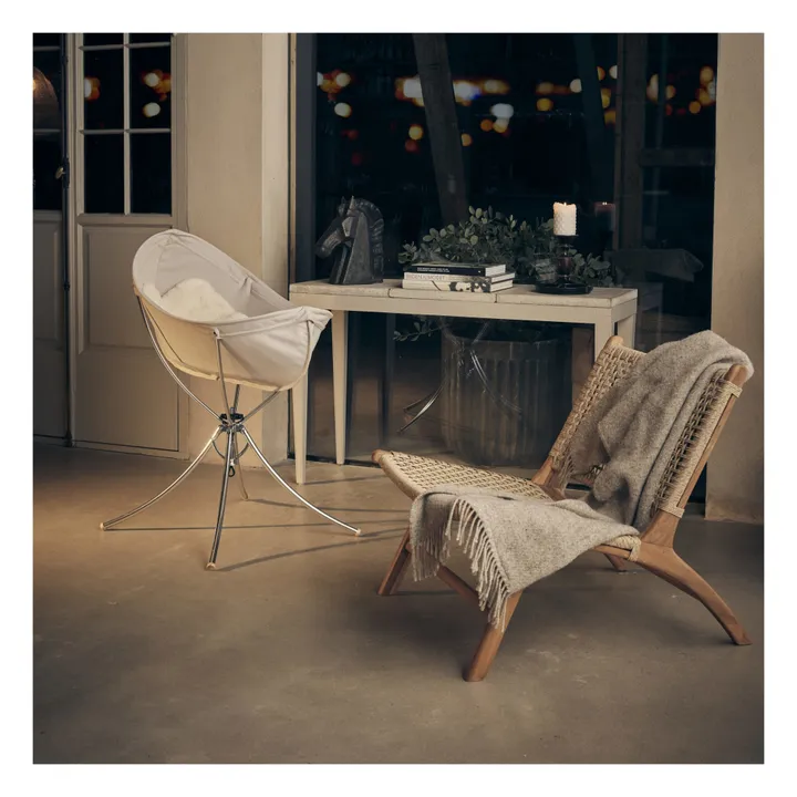 Vaggaro Kit complet: sac bandoulière, support, chaise, berceau et transat | Beige