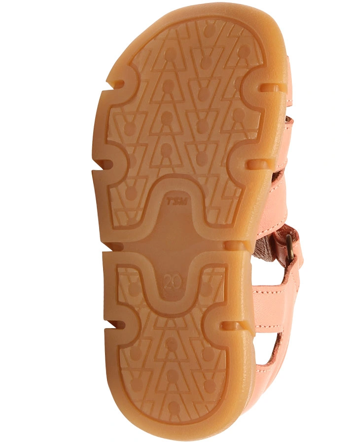 Leder-Sandalen CELIUS mit Zehenschutz in rose
