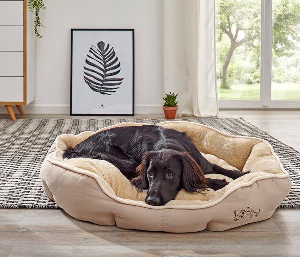 Dehner Lieblinge Kuschelbett Sammy, oval,