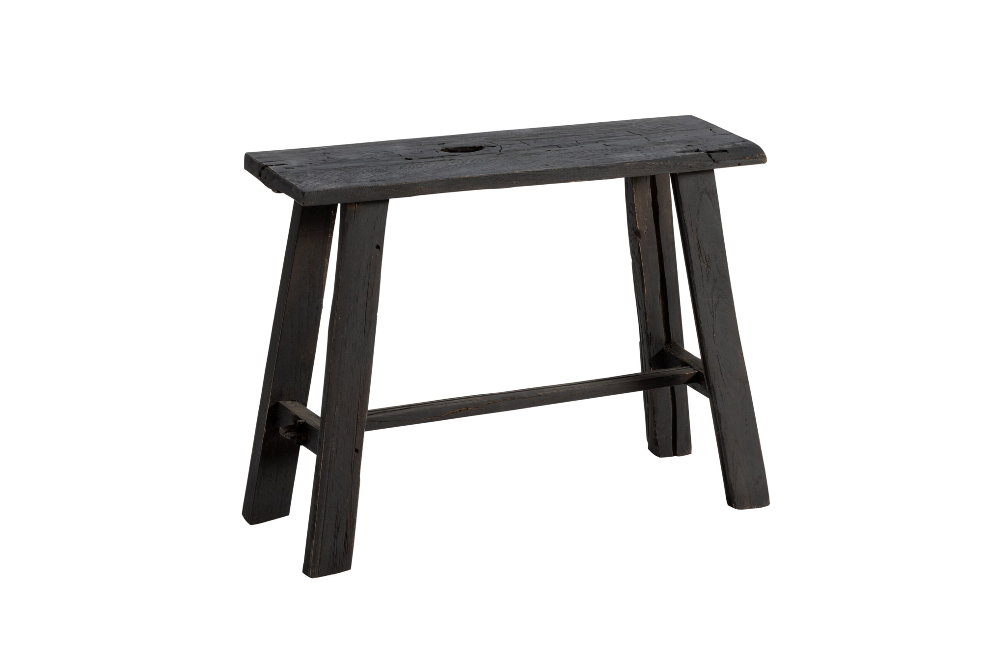 Teakhouten Krukje 60cm - Zwart