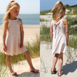 Bow back dress - Beige