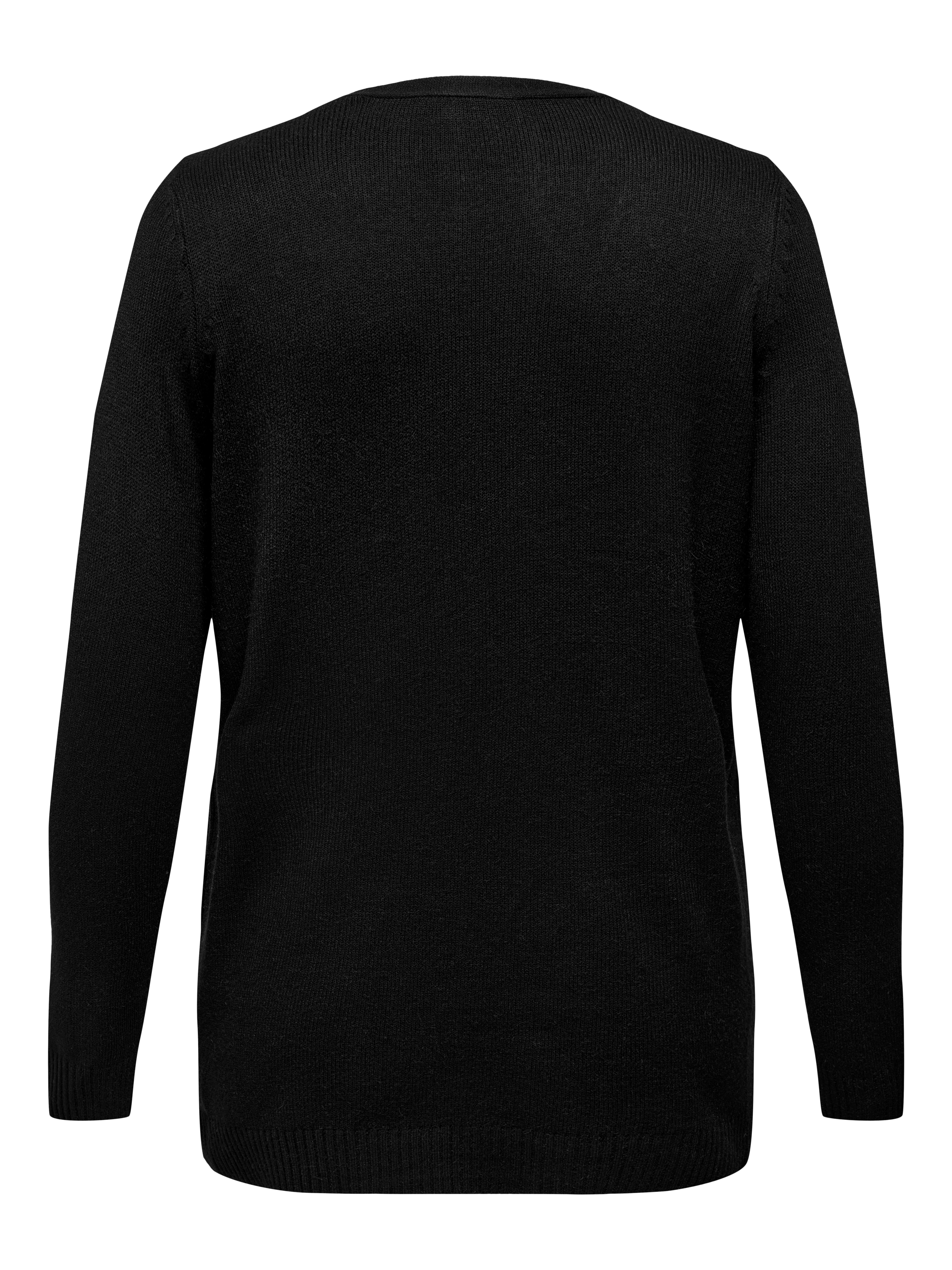 CARESLY Strickjacke Black