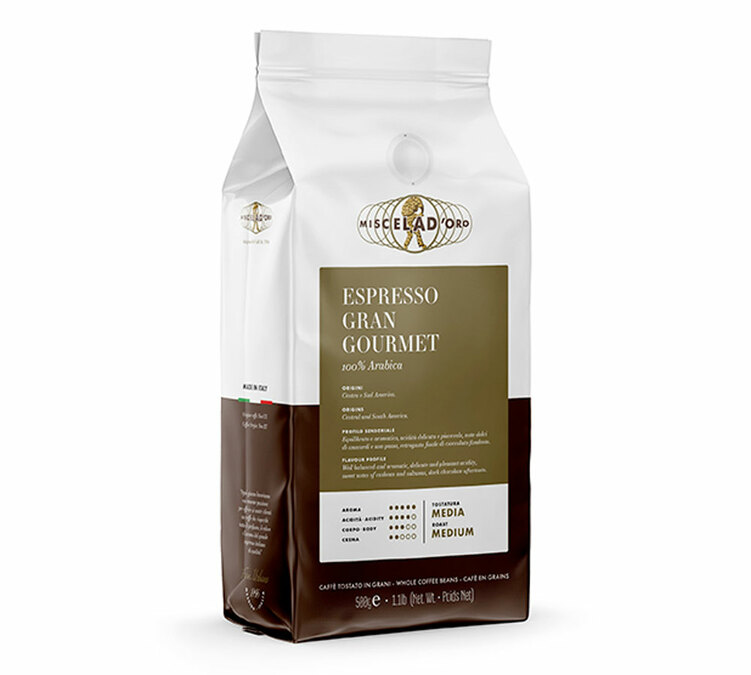 500g Café en grains Espresso Gran Gourmet - MISCELA D'ORO
