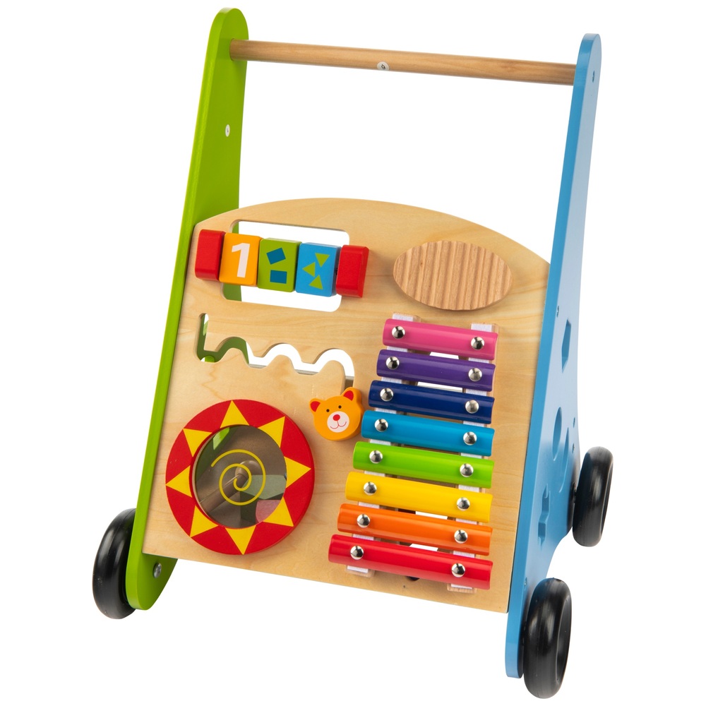 Lauflernhilfe aus Holz mit Eichhörnchen-Spielmotiv